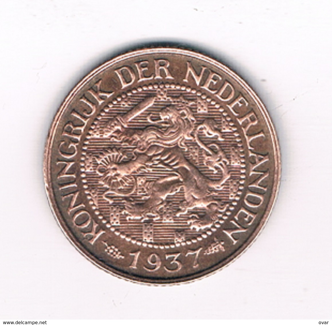 1 CENT 1937   NEDERLAND /2592/ - 1 Cent