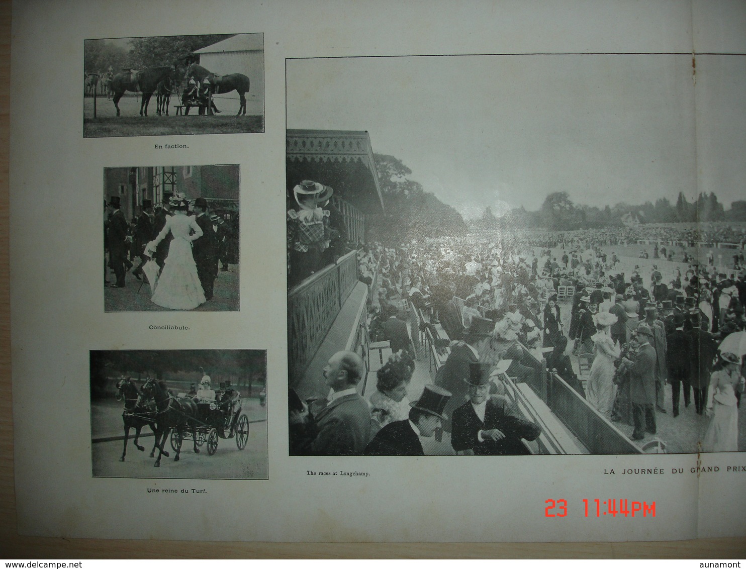 Lamina-Paris-1898--La Journee Du Grand Prix A Longchamp-Retour De Longchamp-Le Cimitiere Montmartre - Distrito: 16