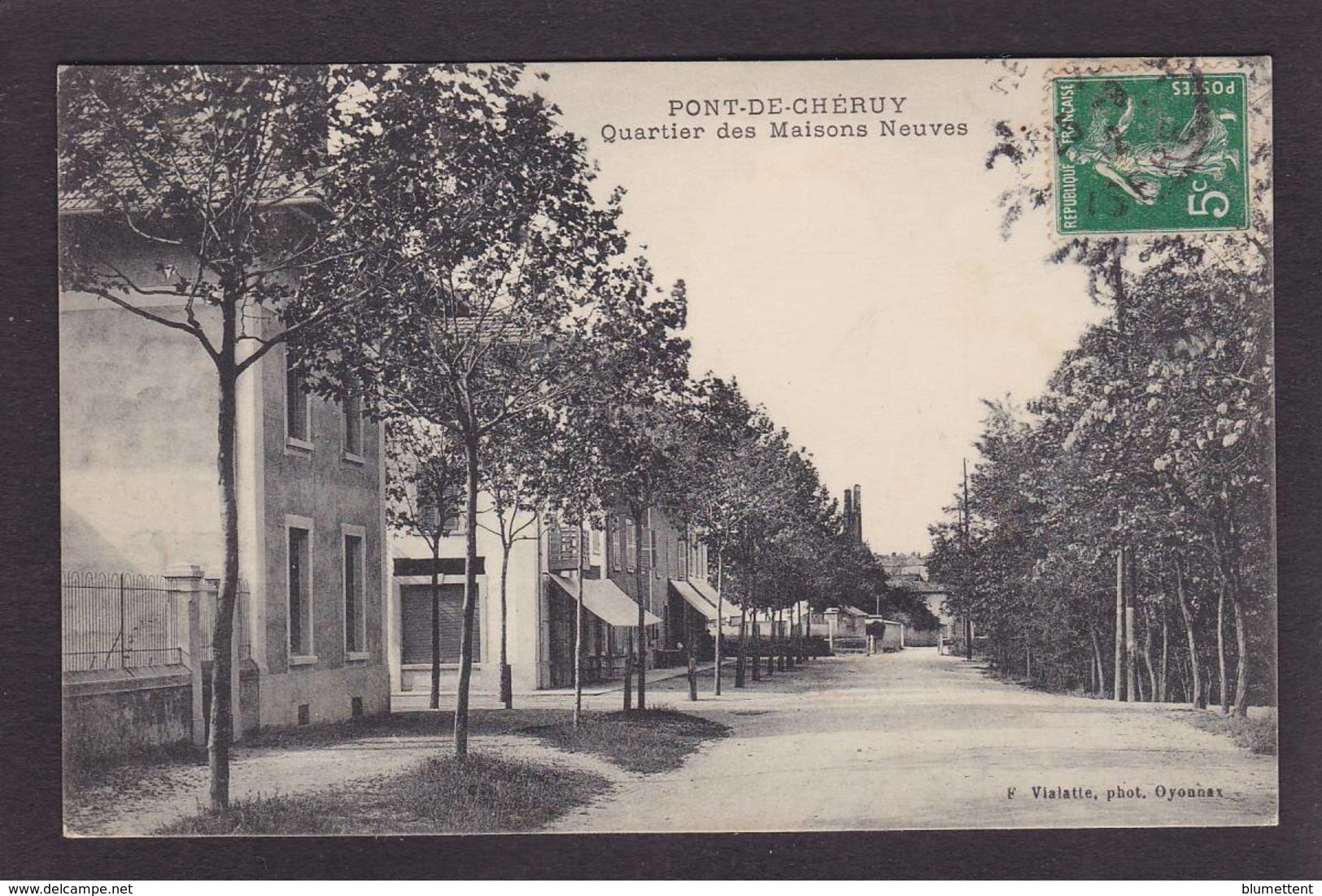 CPA Isère 38 Pont De Chéruy  Circulé - Pont-de-Chéruy