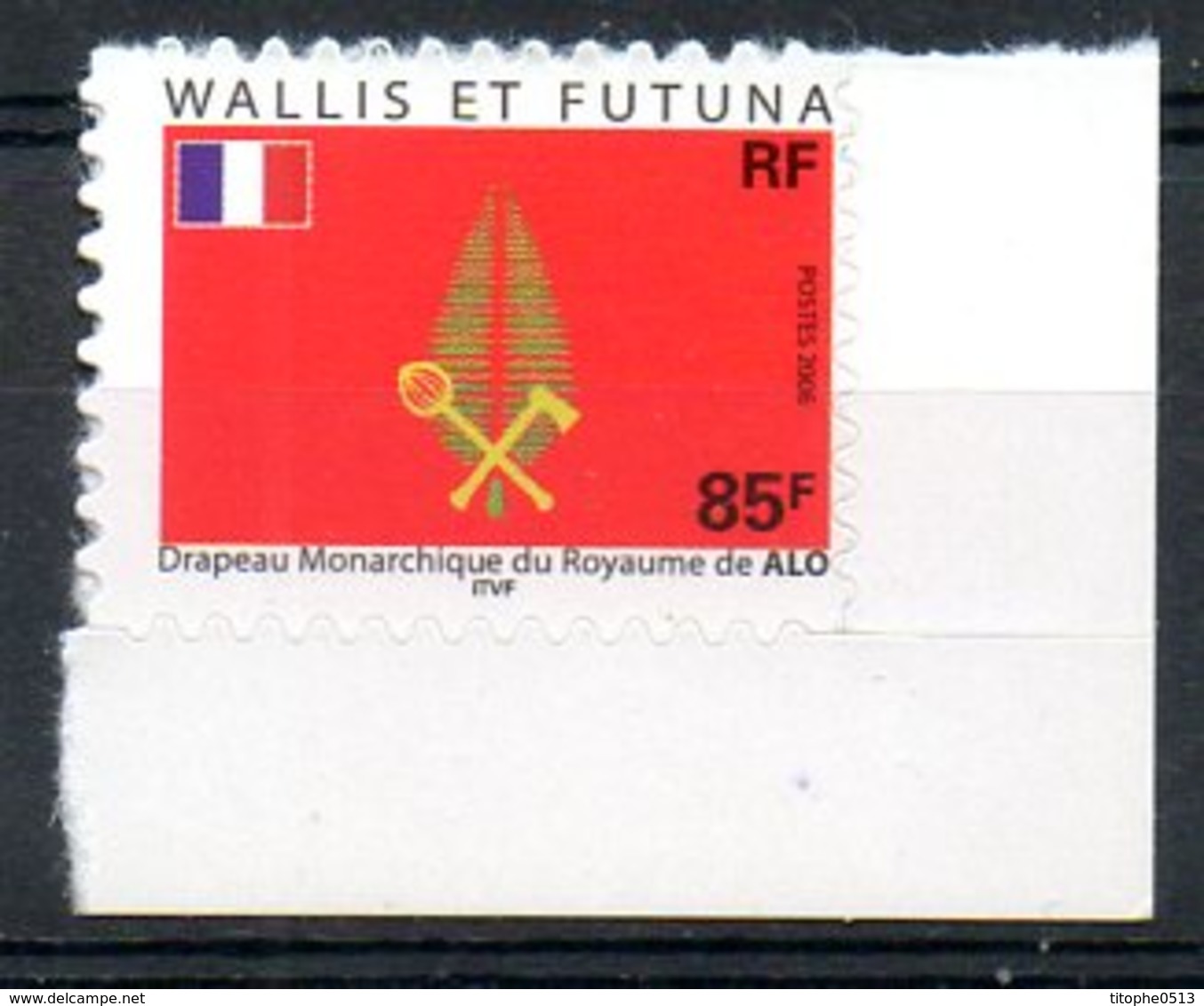 WALLIS & FUTUNA. N°652 De 2006. Drapeau Monarchique Du Royaume D'Alo. - Unused Stamps