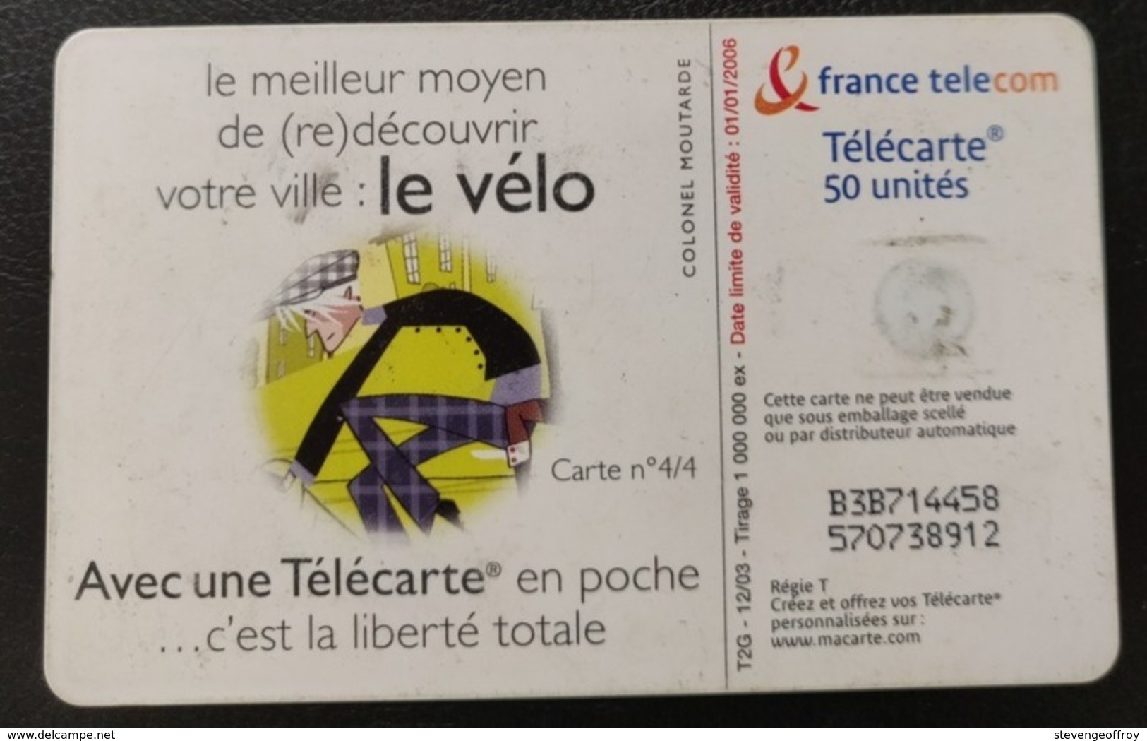 Telecarte France Publique 2004 Les Velos 4 Bande Dessinés - 2004