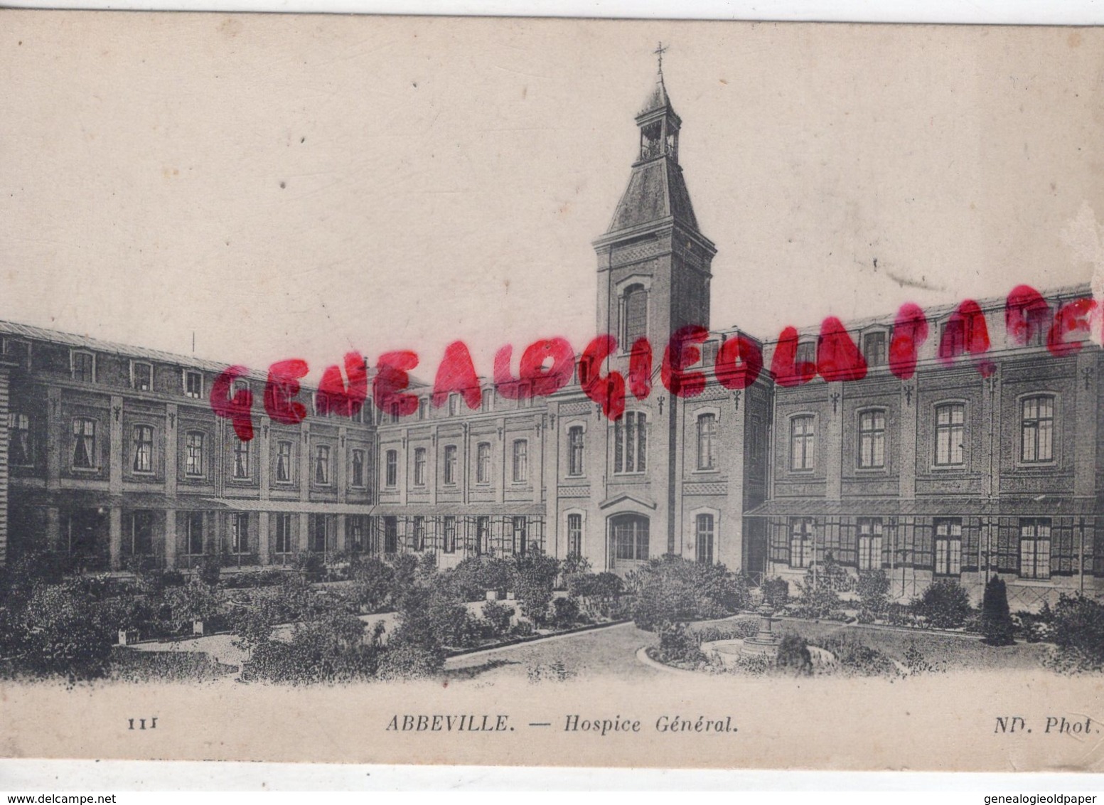 80 - ABBEVILLE - HOSPICE GENERAL  - SOMME - Abbeville