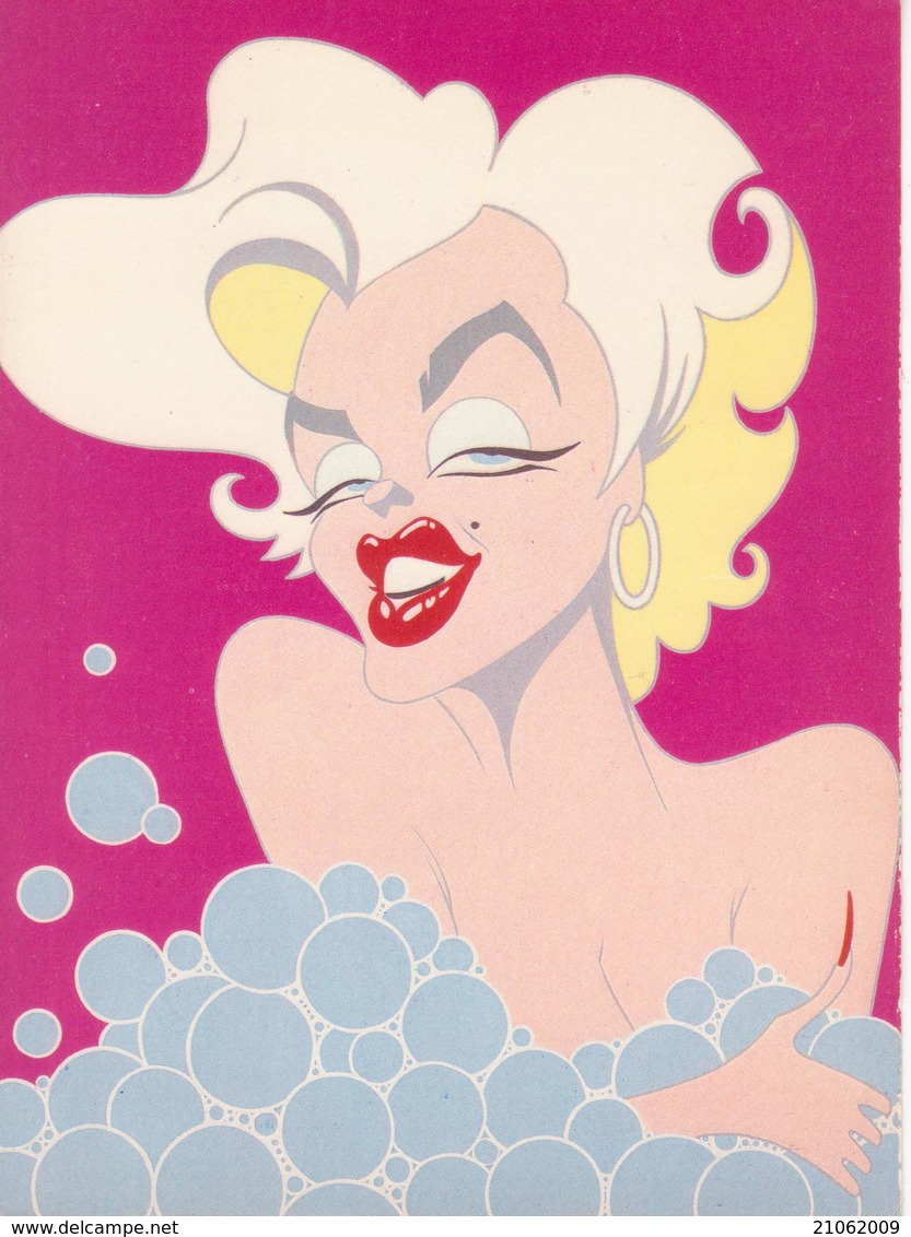 MARILYN MONROE - CARICATURE BY OSCAR DA COSTA - NON VIAGGIATA - Attori