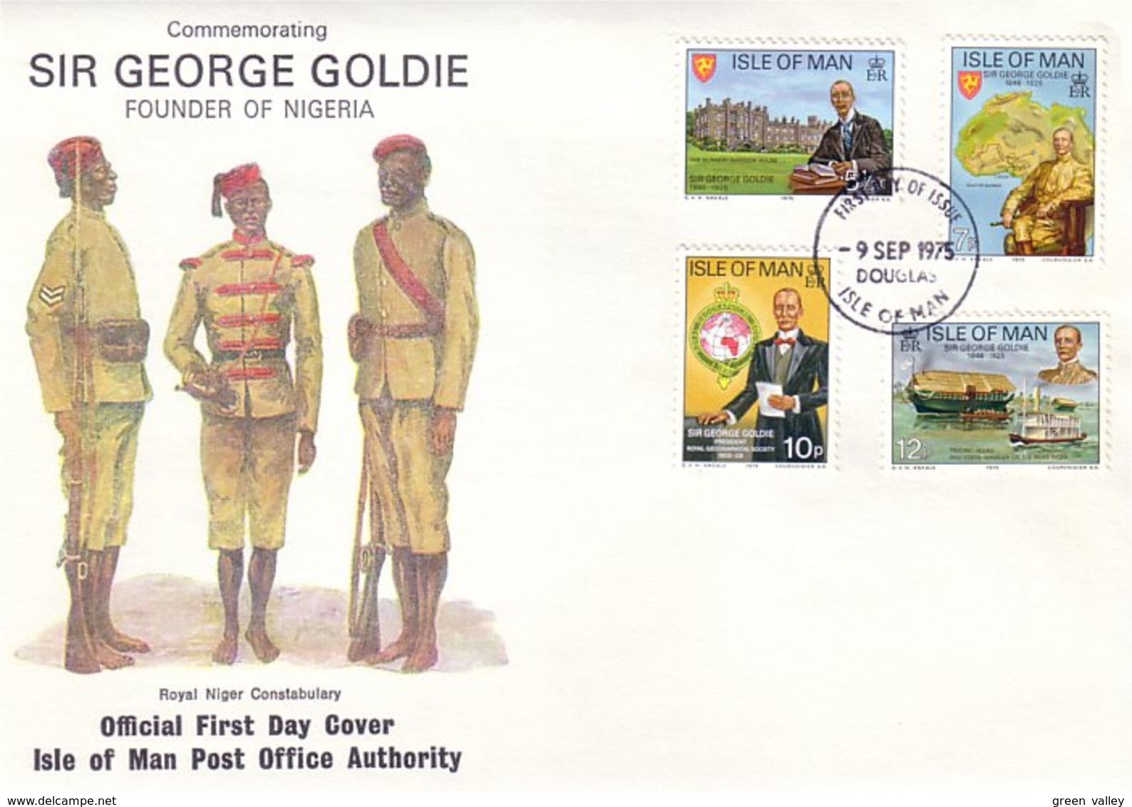 Isle Of Man Sir George Goldie Founder Of Nigeria FDC (A81-789b) - Autres & Non Classés