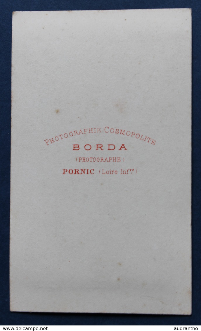 CDV Photographie Portrait Homme Photographe Borda Pornic - Persone Anonimi