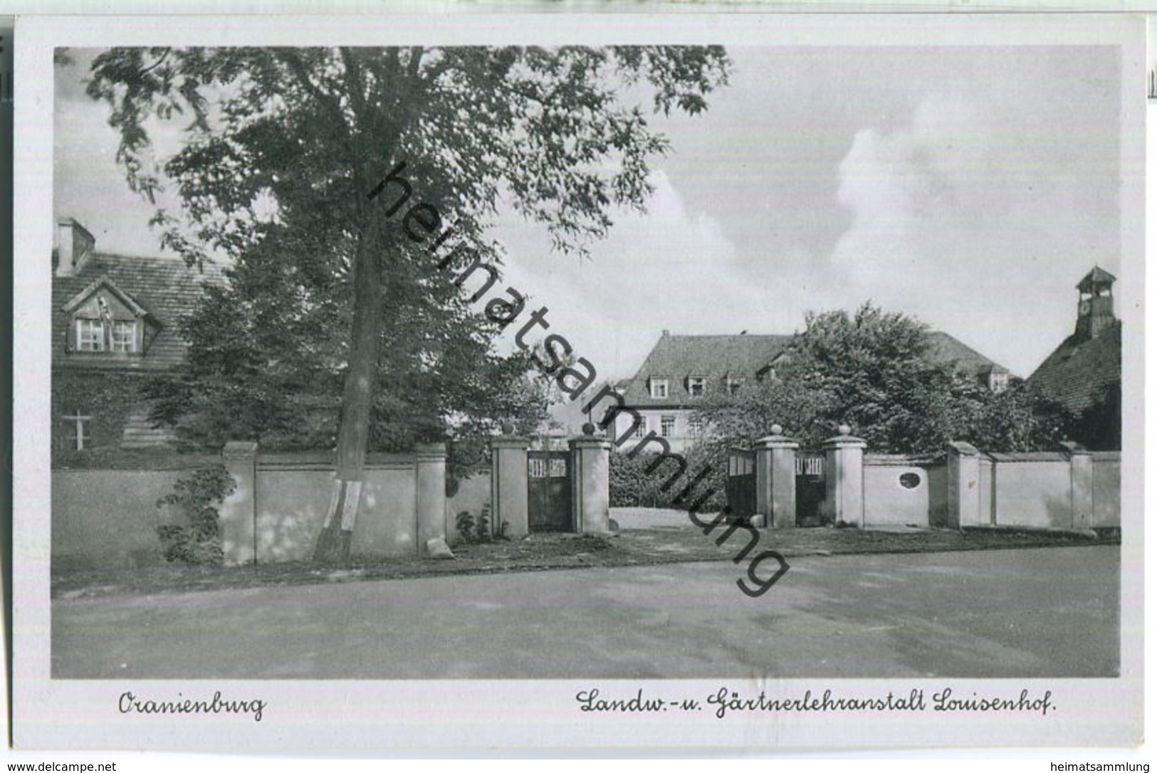 Oranienburg - Landwirtschafts- Und Gärtnerlehranstalt Louisenhof - Verlag E. Munier Berlin 40er Jahre - Oranienburg