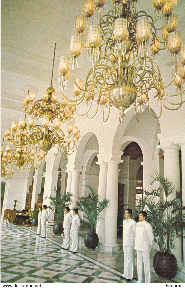 ASIE. PHILIPPINES. MANILLE. ." THE MANILA HOTEL " . RÉCEPTION. ANNEE 1981 + TEXTE - Philippines