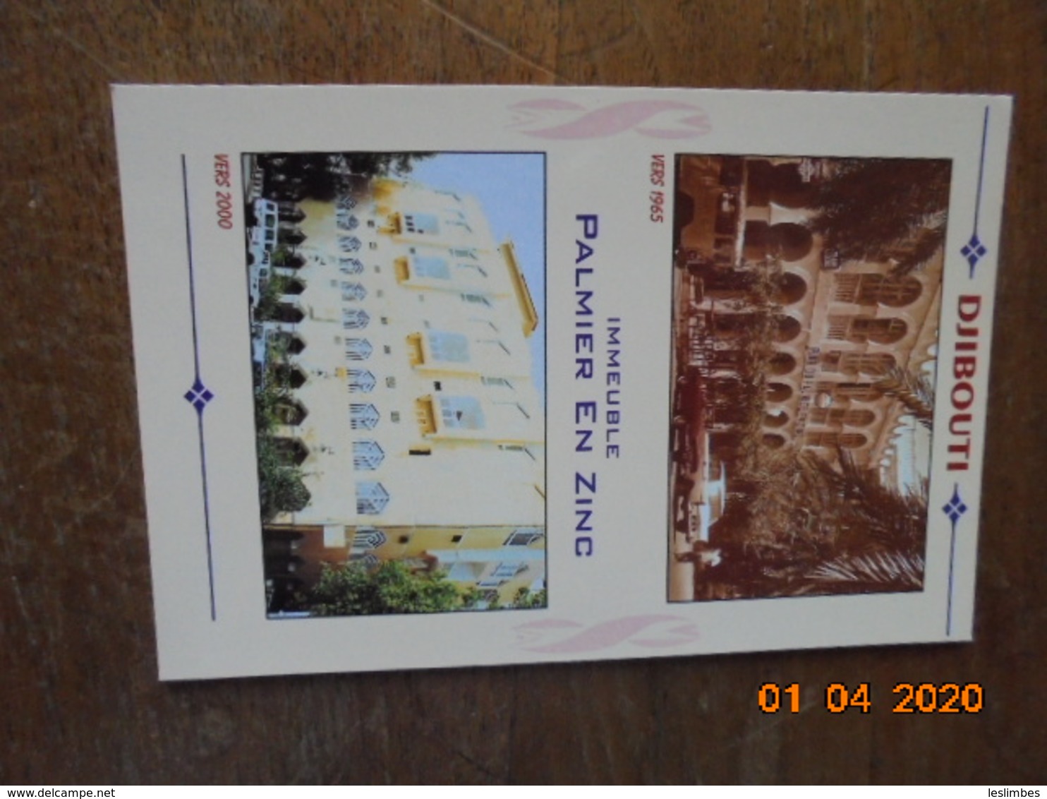 Djibouti Immeuble Palmier En Zinc Vers 1965 Vers 2000. Discorama SC613 - Djibouti