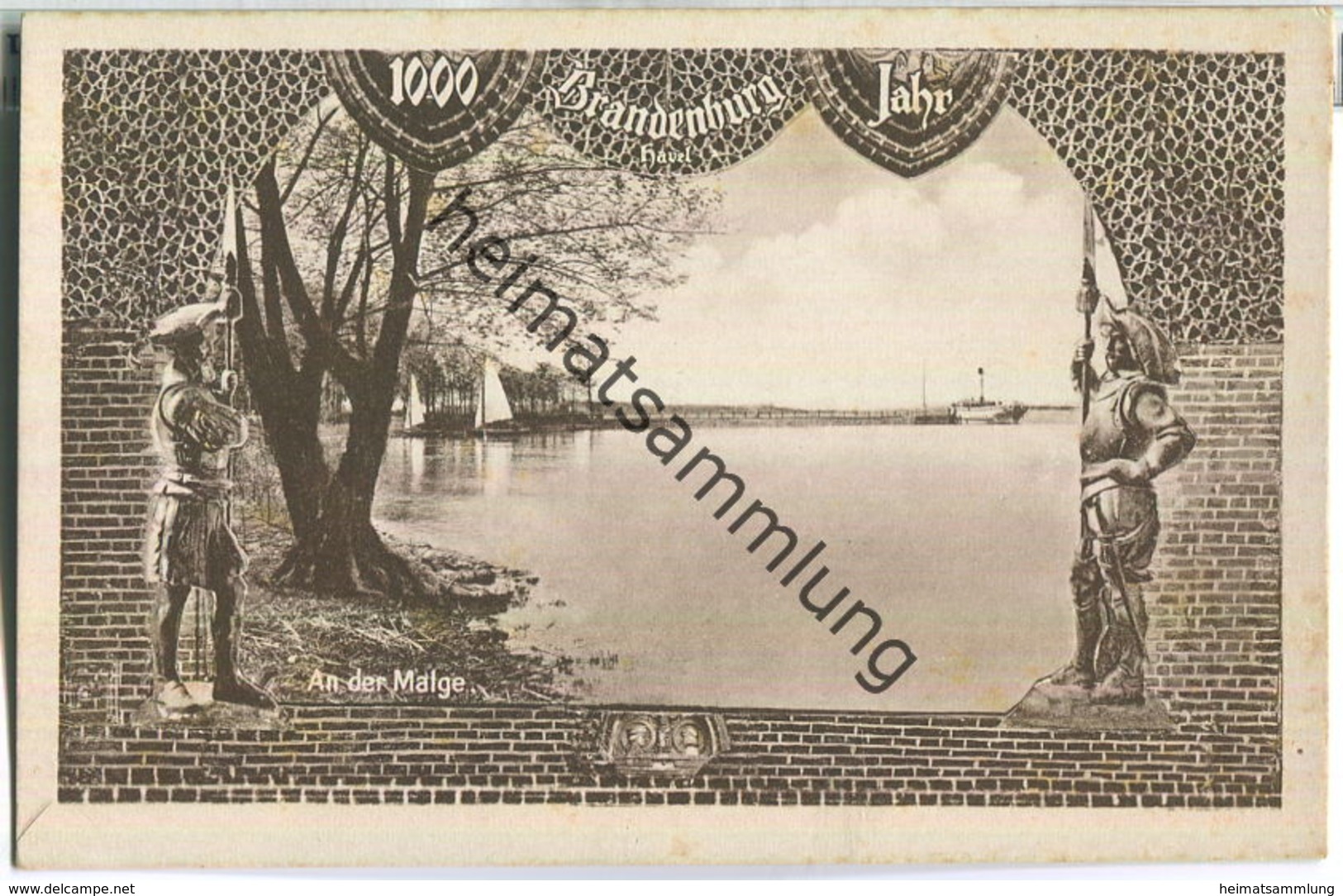 1000 Jahre Brandenburg A. H. - An Der Malge - Verlag O. H. In Br. 40er Jahre - Brandenburg
