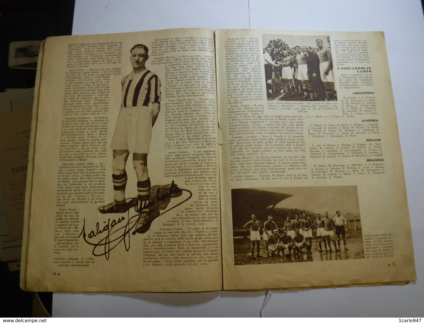 SPORT   CALCIO  ---  MILANO  ---  RIVISTA COSMOS    ANNO IX  -- N° 55  -- MAGGIO   1934 - Sport