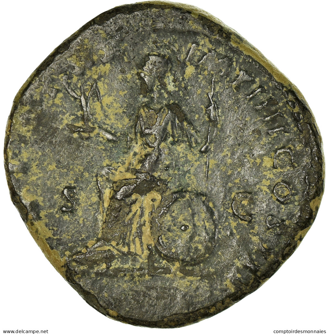 Monnaie, Marc Aurèle, Dupondius, 161, Rome, TTB, Bronze, RIC:937 - Les Antonins (96 à 192)