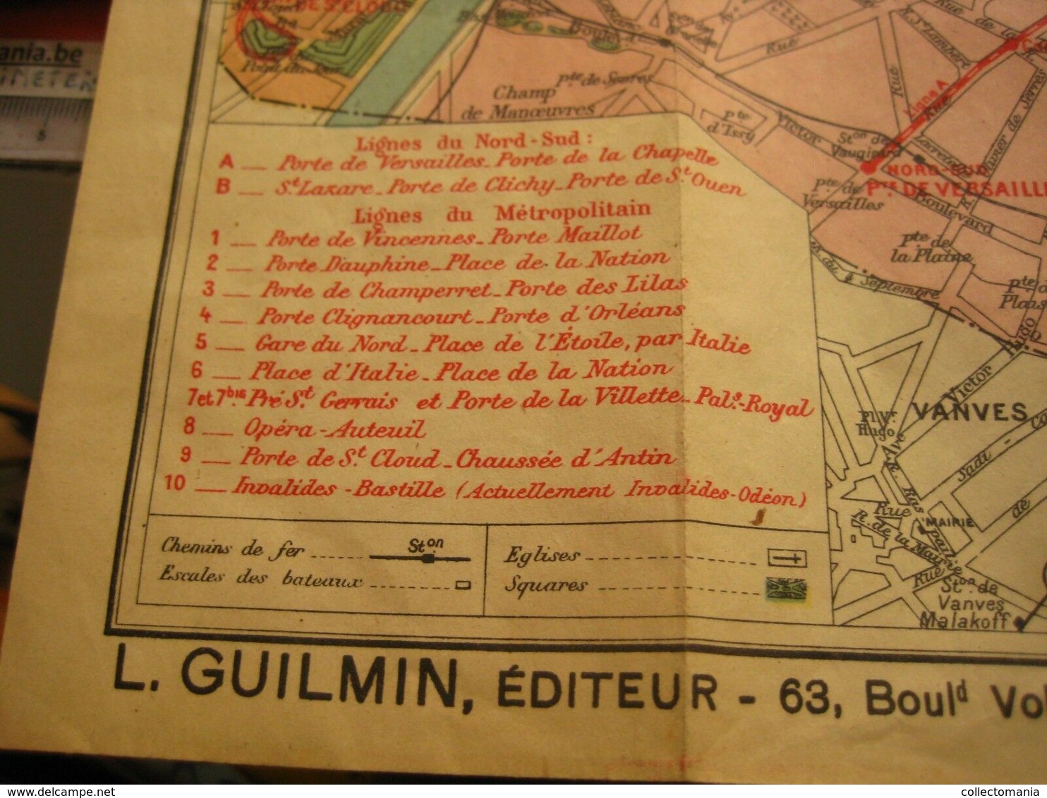 1 Booklet 14,5cm X 10cm Guilmain Printer, Paris METRO C1900 Arrondissement - Nomenclature Des Rues + Plans - 1801-1900