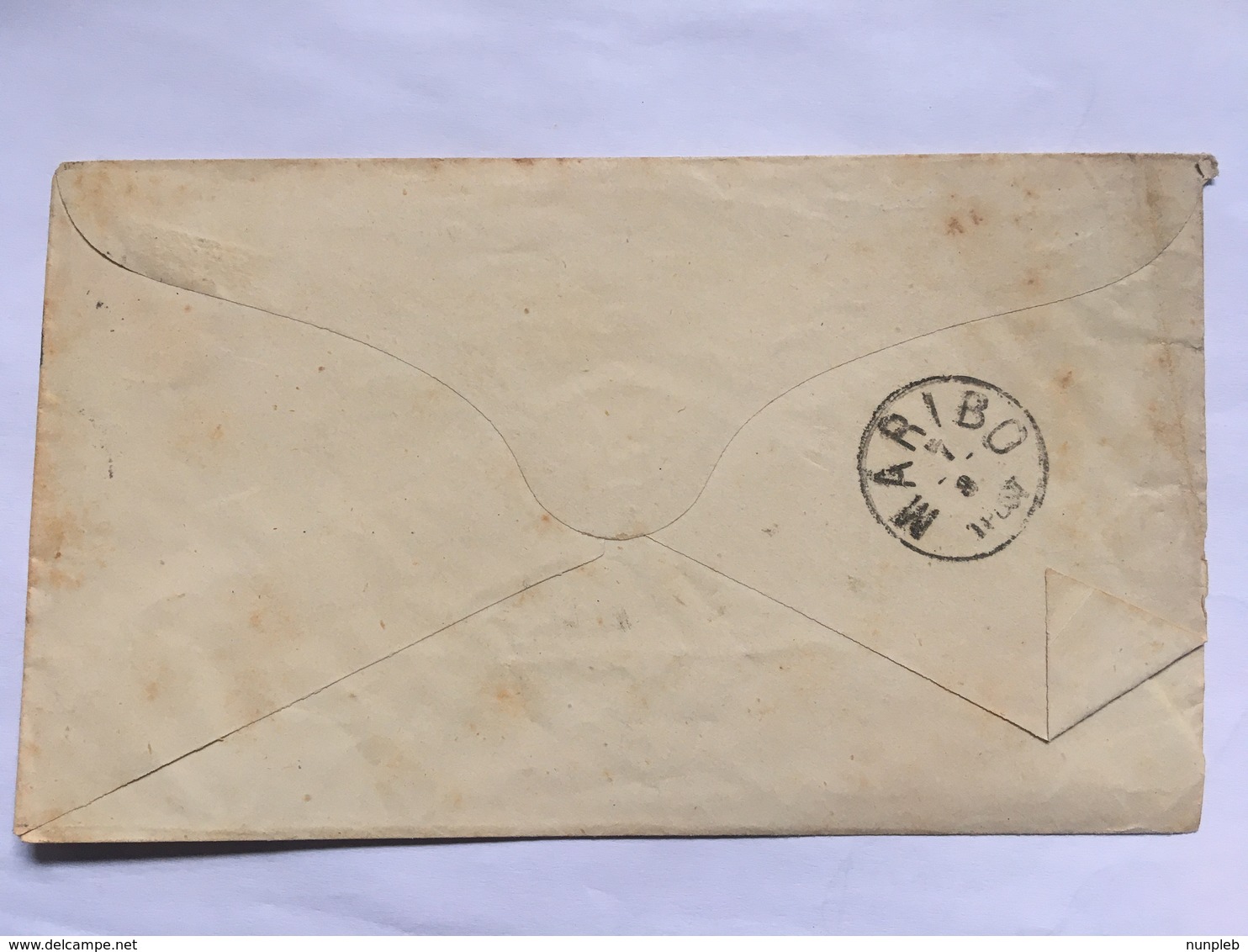 DENMARK 1880`s Pre-paid Cover Copenhagen To Maribo - Briefe U. Dokumente