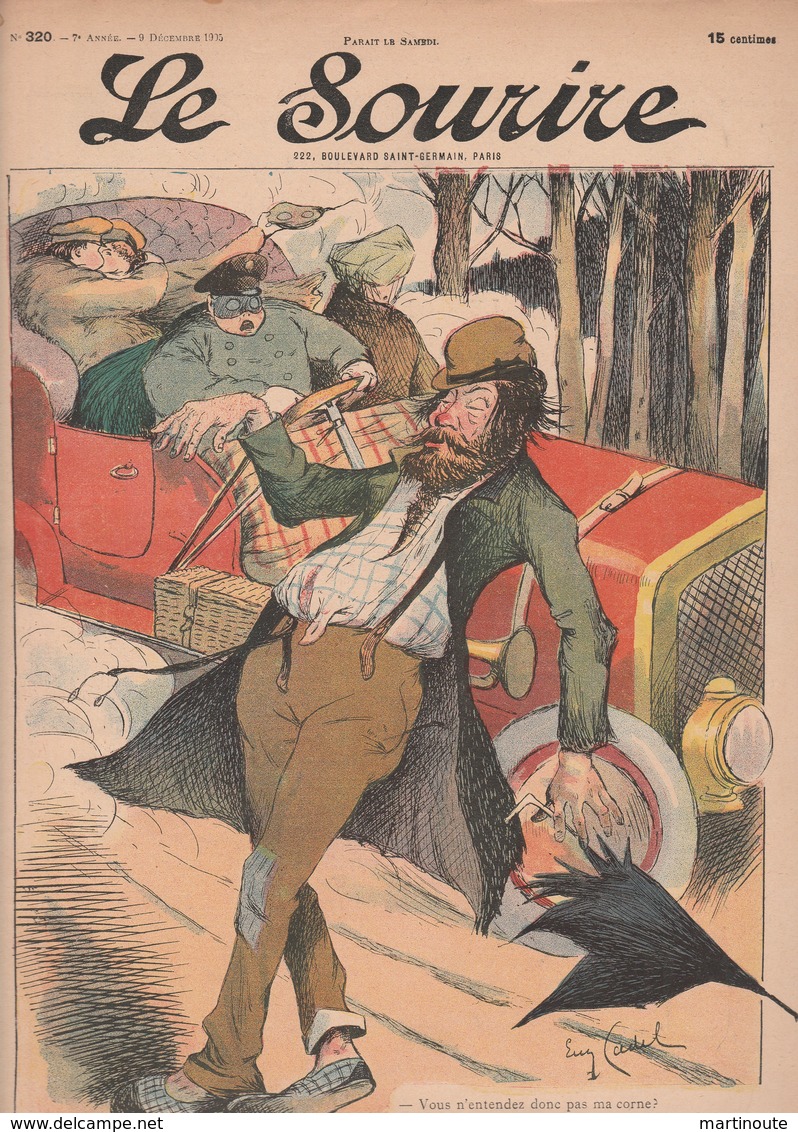 - JOURNAL N°320 -  315mm X 245mm, 09 Décembre 1905 , LE SOURIRE  - 027 - Autres & Non Classés