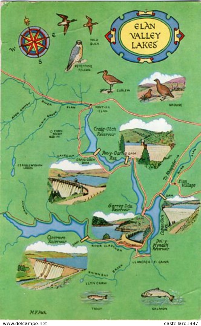 ELAN VALLEY LAKES - Small Format - Petit Format - Kleinformat - Formato Piccolo - Municipios Desconocidos