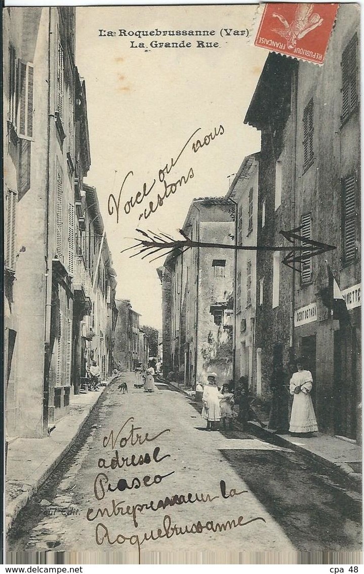 VAR : La Roquebrussanne, La Grande Rue - La Roquebrussanne
