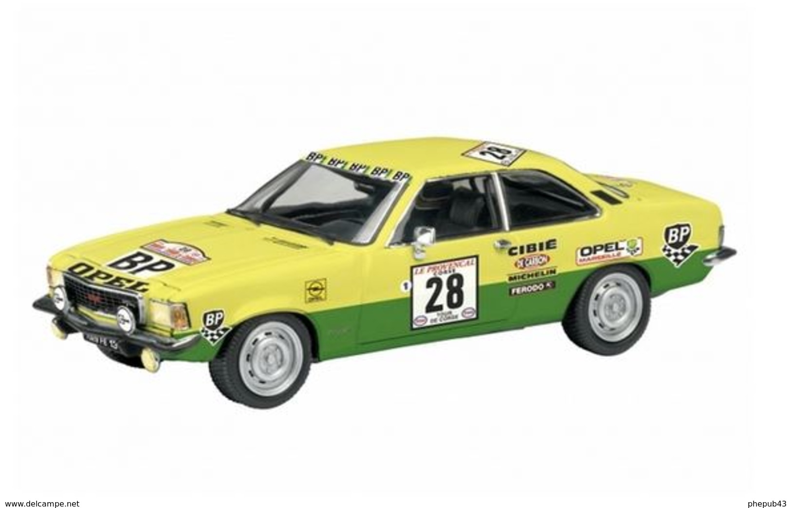 Opel Commodore B Gs/E - Tour De Corse 1974 #28 - Schuco - Schuco