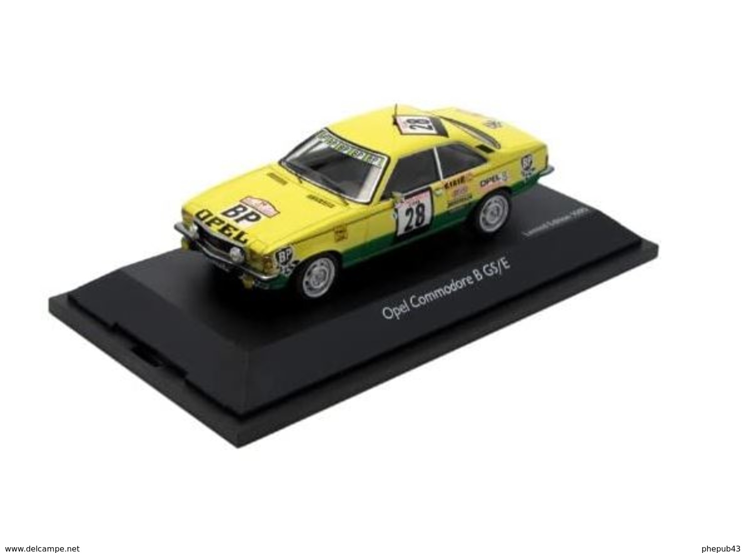 Opel Commodore B Gs/E - Tour De Corse 1974 #28 - Schuco - Schuco