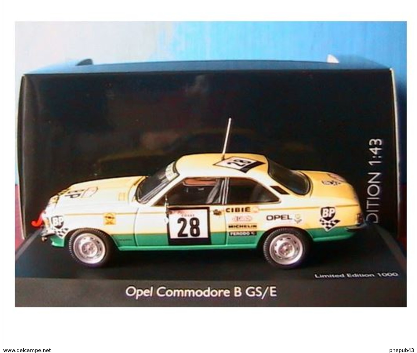 Opel Commodore B Gs/E - Tour De Corse 1974 #28 - Schuco - Schuco