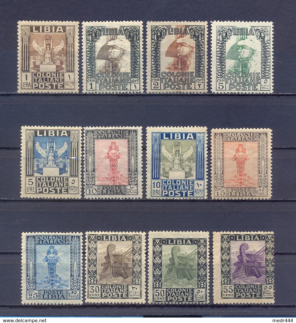 LIBIA/LIBYA 1921 - Antiquity - Italian Occupations - Stamps 12v  - Complete Set - Libya