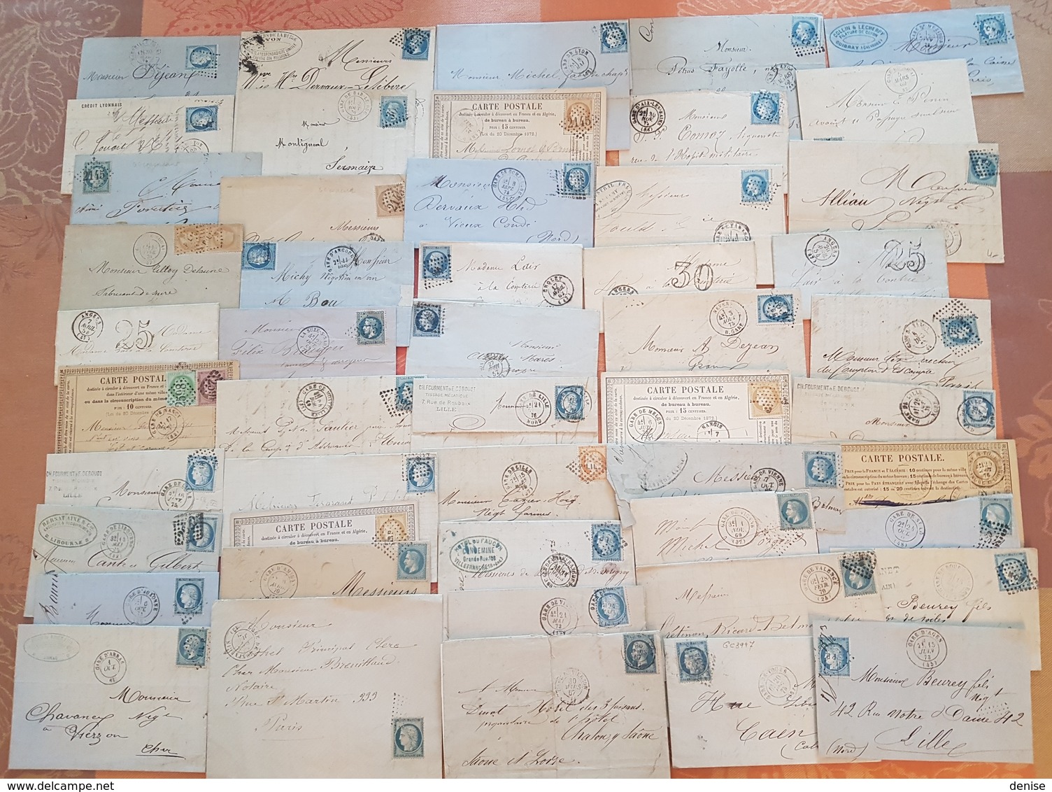 France - Lot De 50 Lettres Classiques  - DEPART 1 EURO - 1849-1876: Période Classique