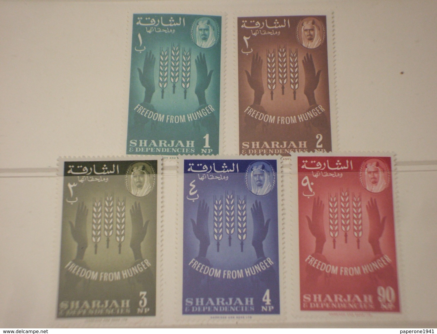 SHARJAH - 1963 FAME 5 VALORI - NUOVI(++) - Sharjah