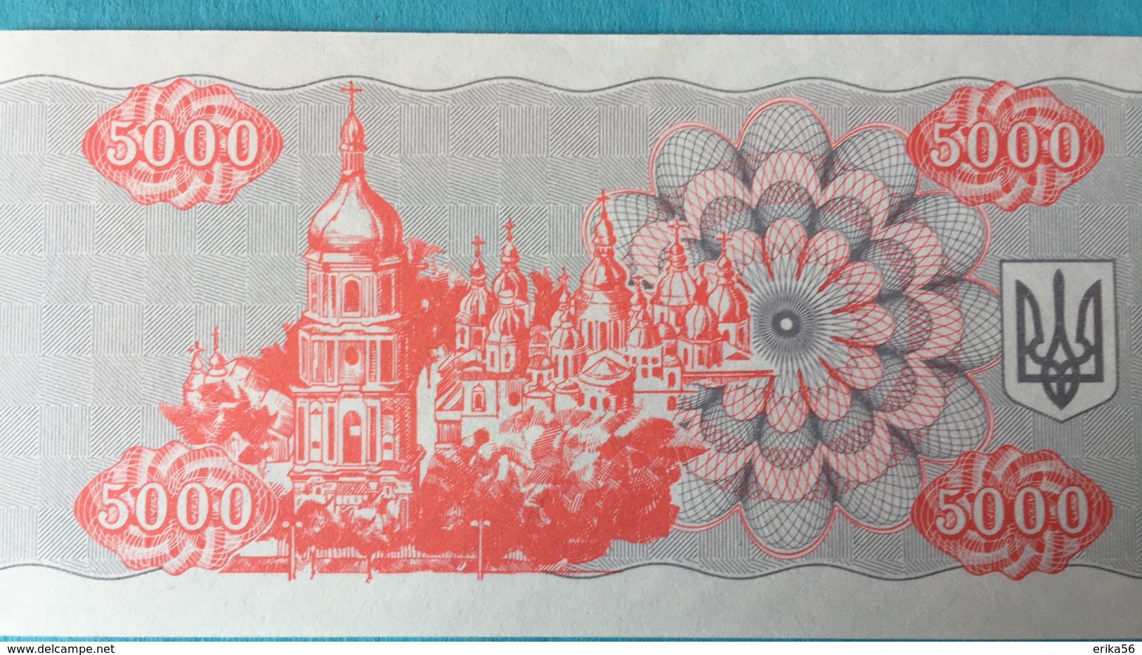 BILLET UKRAINE  5000 KARBOVANTSIVE - Ukraine