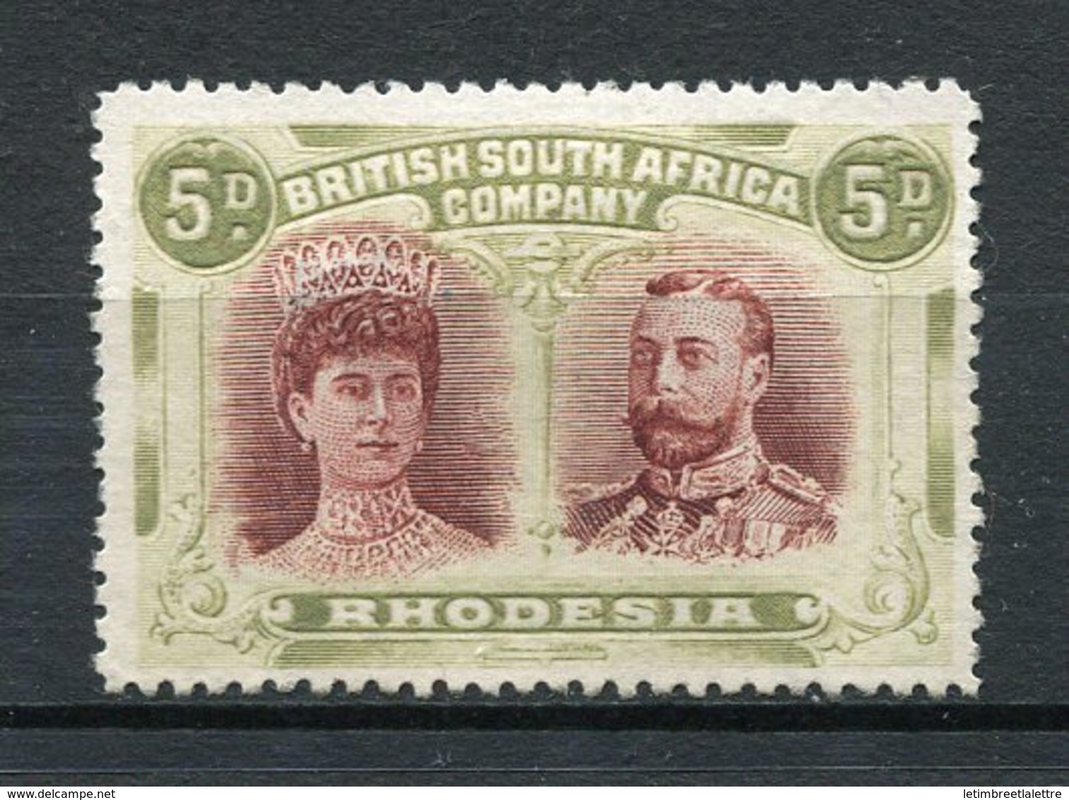 Rhodésie - N° 27 * - Neuf Avec Charnière - N* Stanley Gibbons : 143 ( Lake Brown And Olive ) - Nordrhodesien (...-1963)