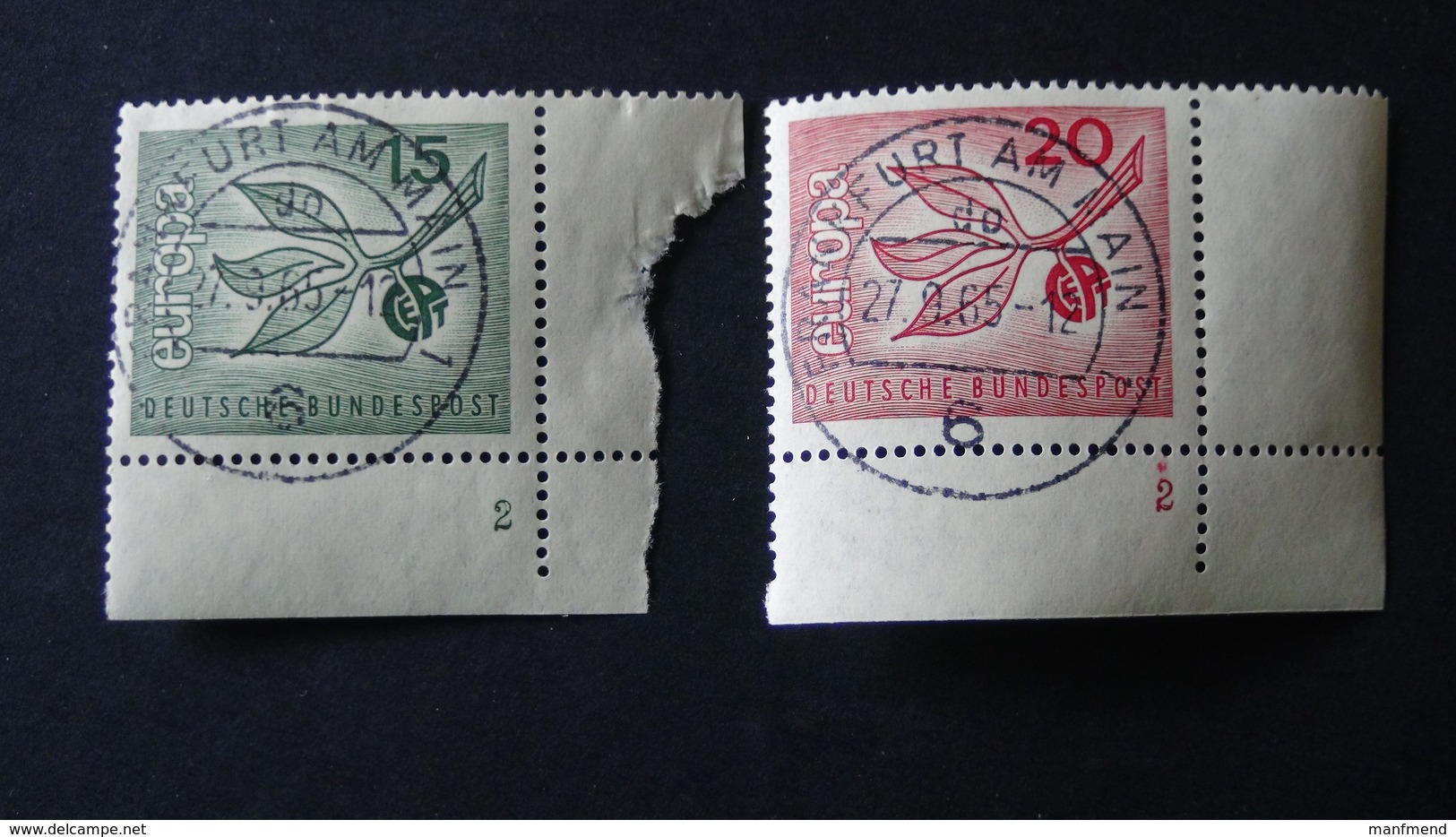 Germany - 1965 - Mi:DE 483/484  -  Yt:DE 350/351 O - Look Scan - Usati