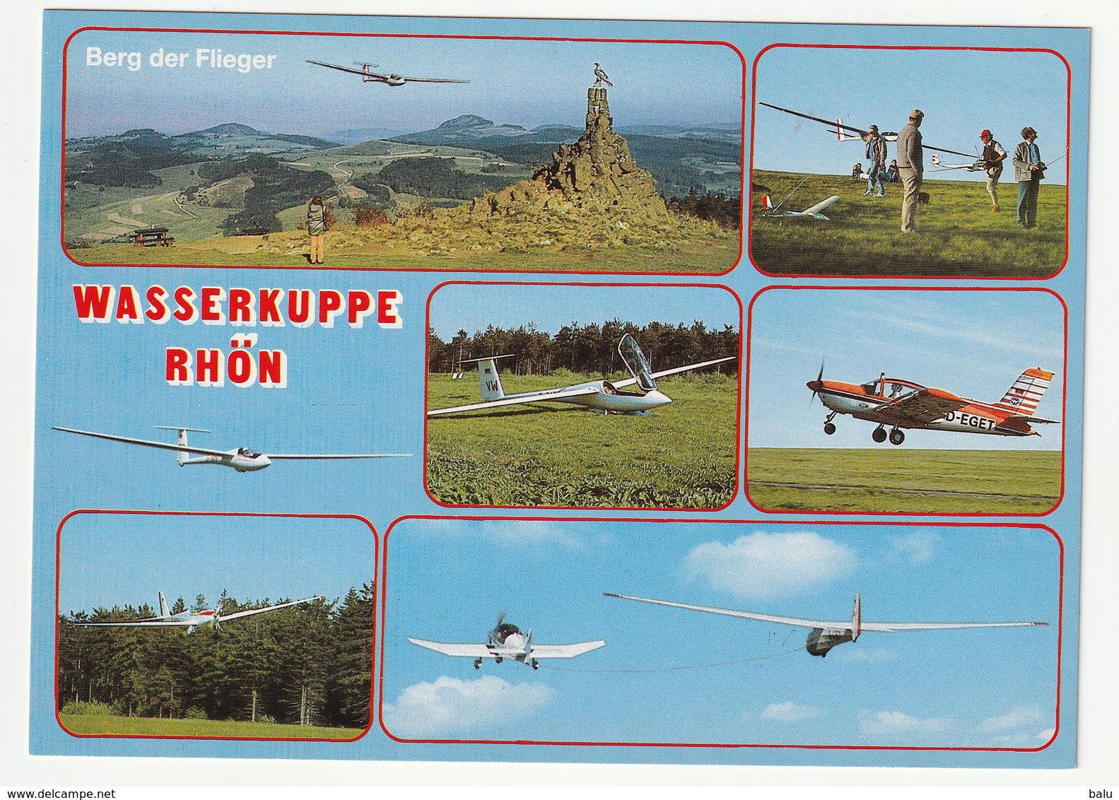 MBK Wasserkuppe / Rhön, NEU, Siehe  2 Scans, Berg Der Flieger, Segelflugzeuge - Rhön