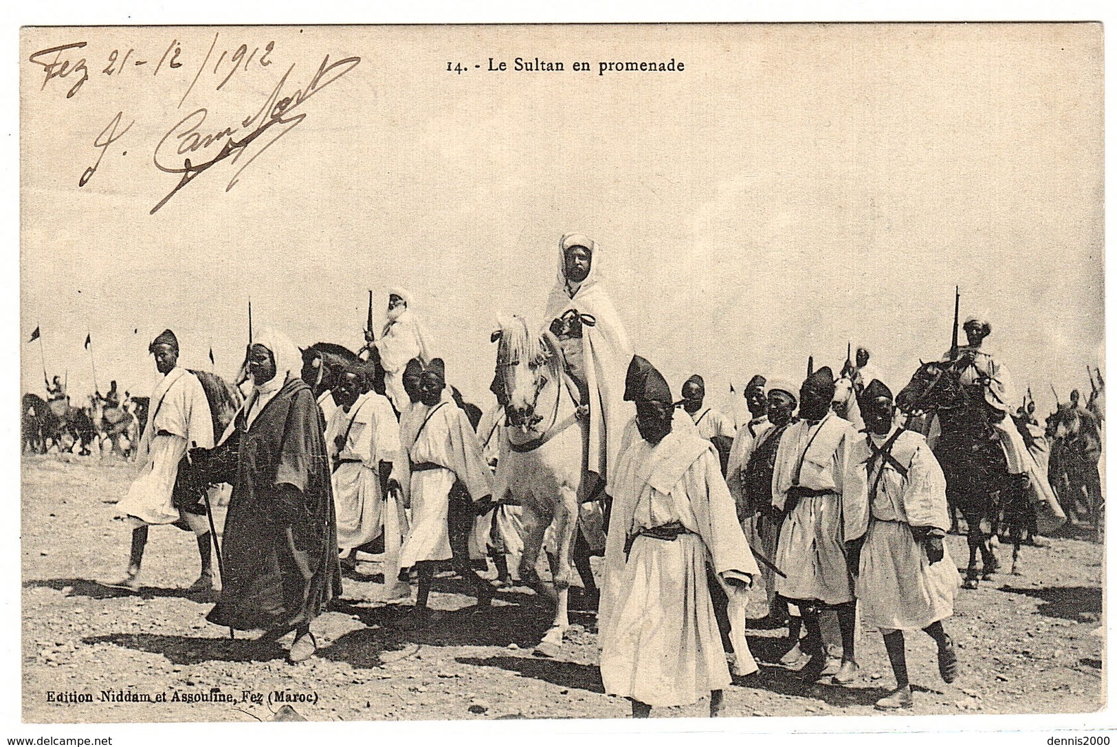 MAROC - Le Sultan En Promenade - Ed. Niddam Et Assouline, Fez - Autres & Non Classés