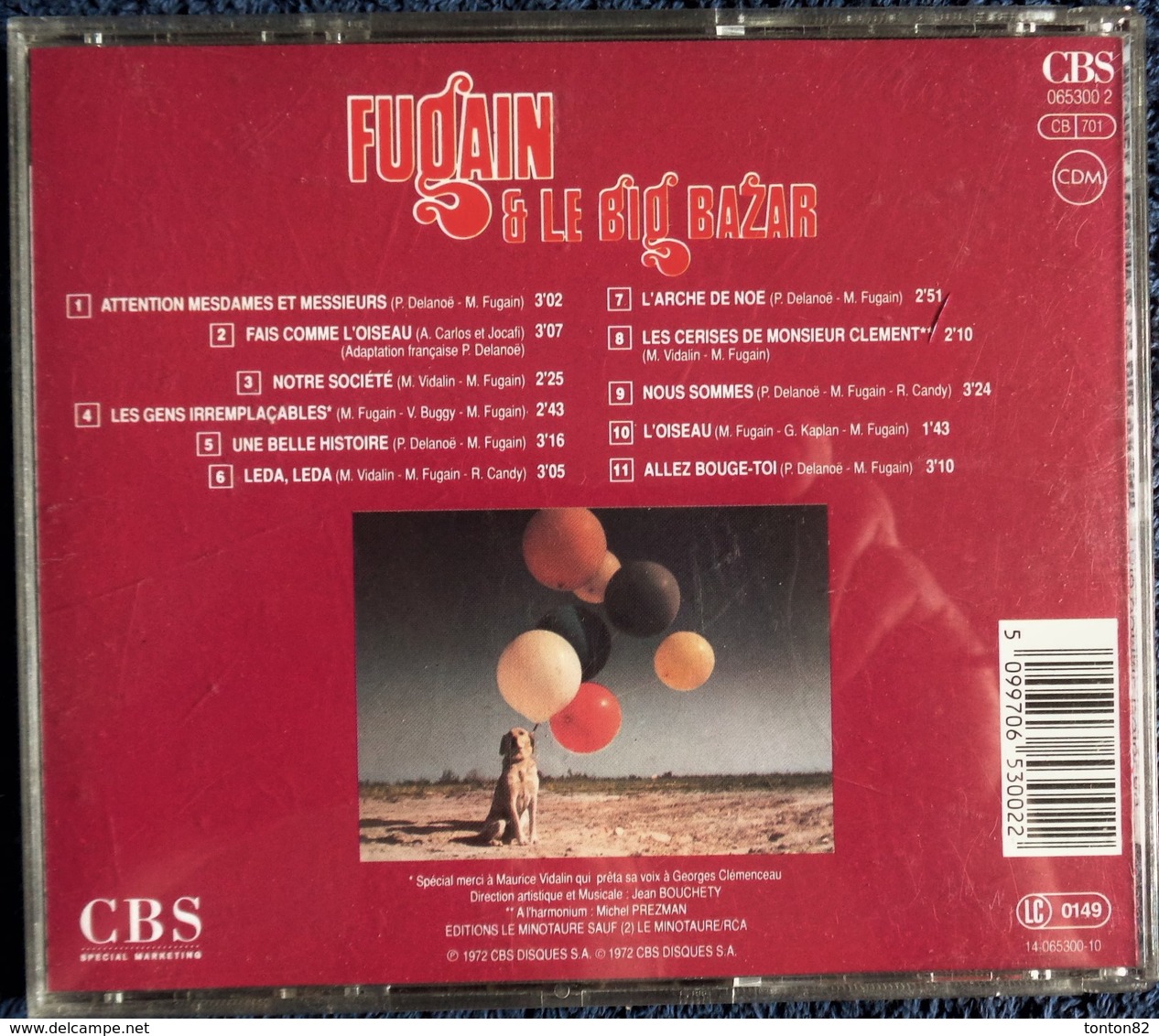 Michel Fugain & Le Big Bazar  - 11 Titres . - Autres & Non Classés