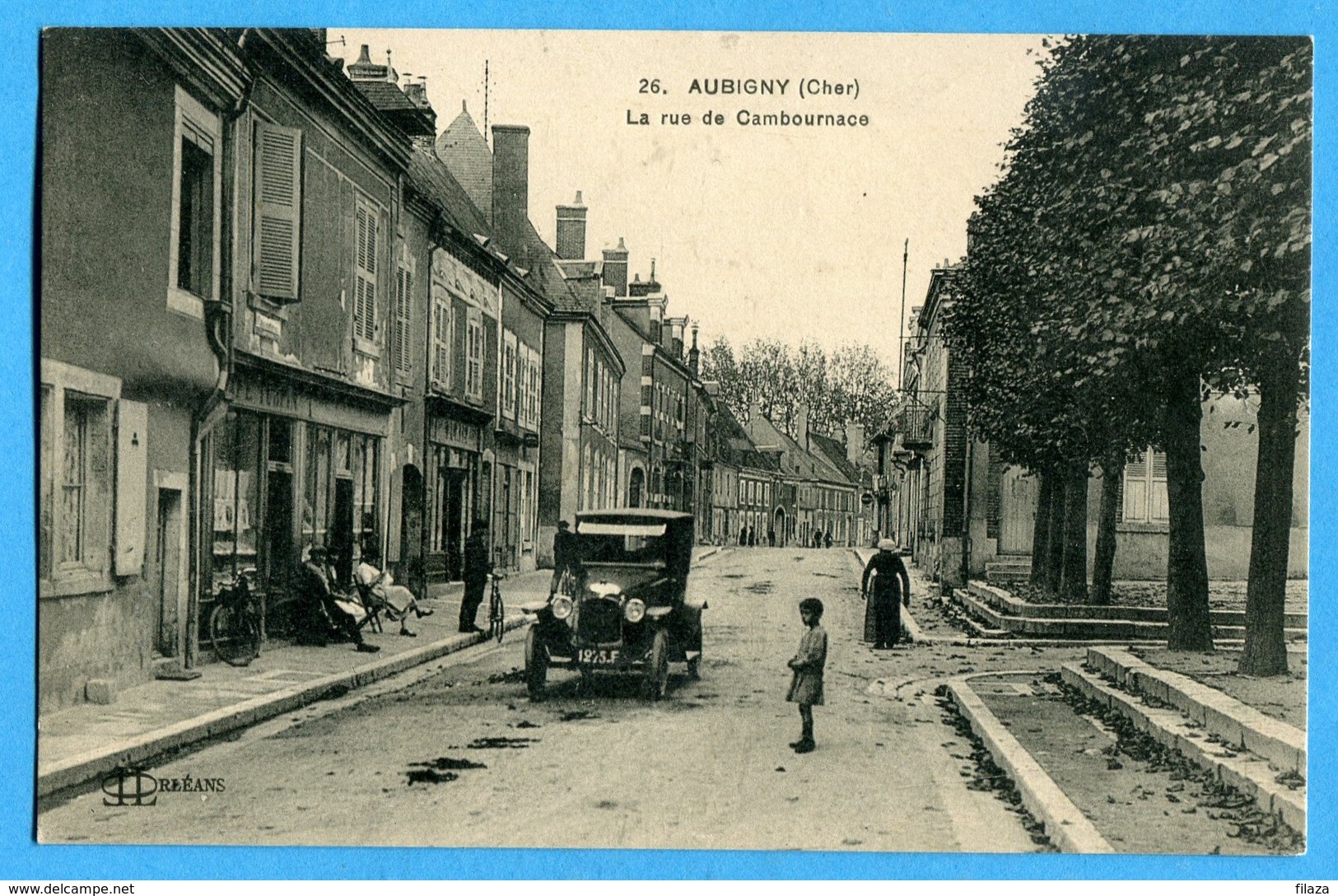 18 - Cher -  Aubigny - La Rue De Cambournace  (0834) - Aubigny Sur Nere