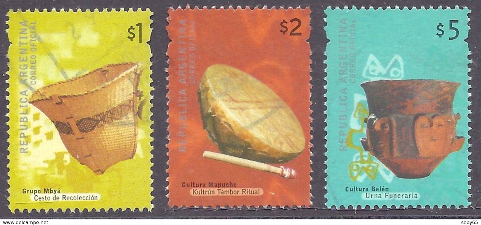 Argentina - 2008 Cultura, Handicraft, Traditional Artisanat, Kunsthandwerk, Used - Used Stamps