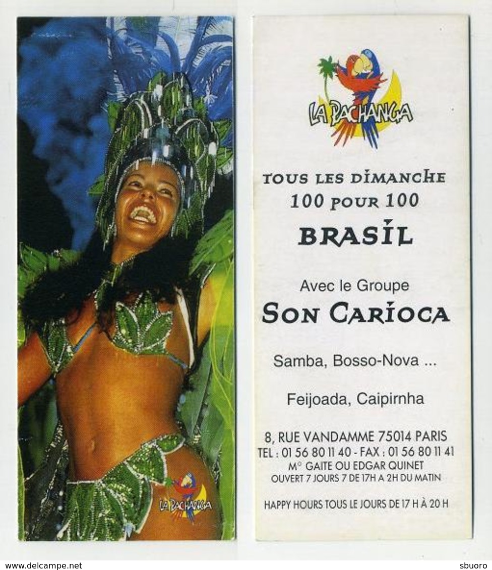 Marque-page : La Pachanga. Carioca Sexy. Carnaval, Brésil, Samba, Bossa-nova, Rio De Janeiro... - Segnalibri