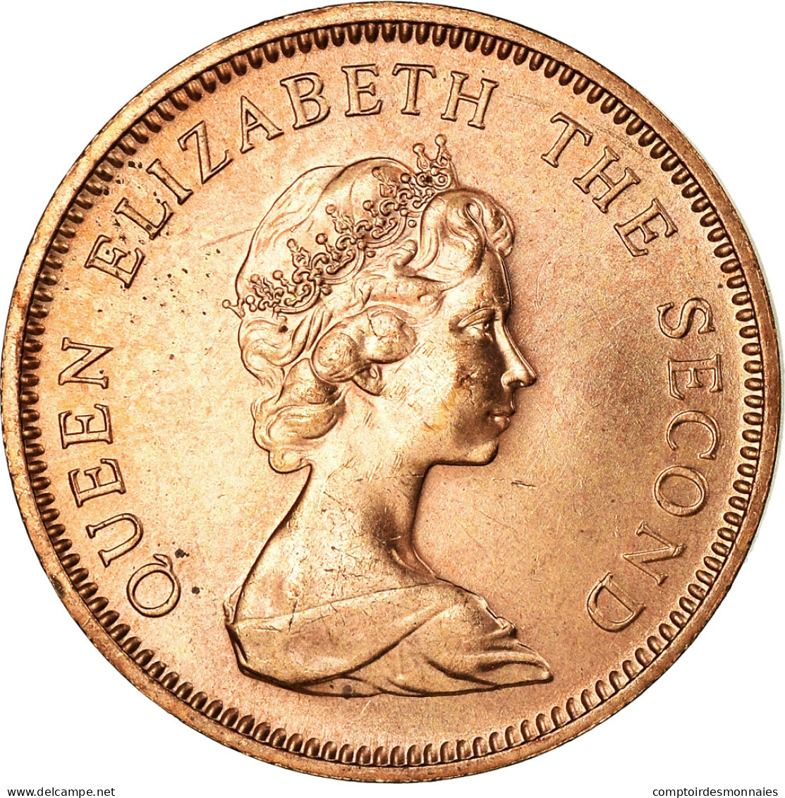 Monnaie, Jersey, Elizabeth II, New Penny, 1971, SPL, Bronze, KM:30 - Jersey