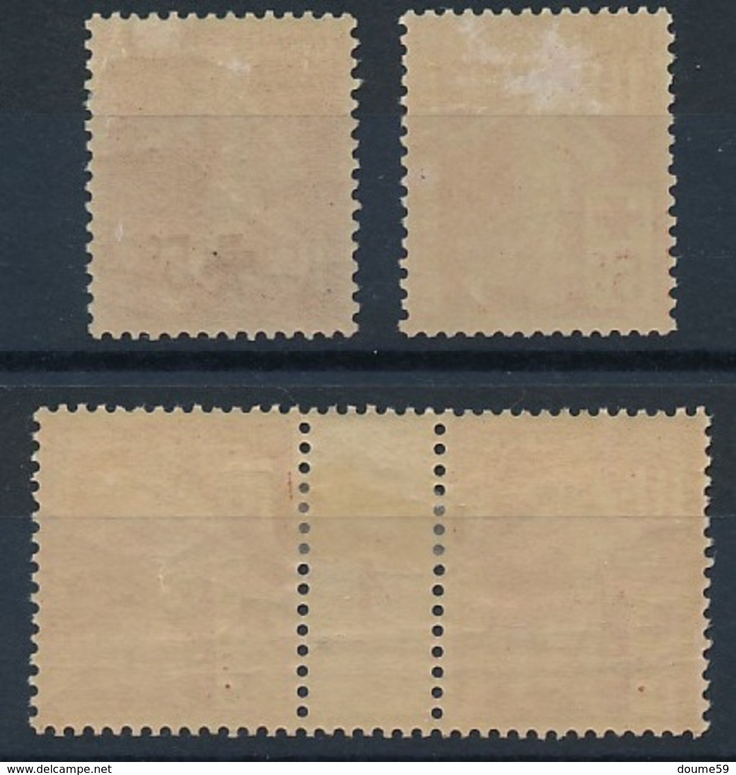 DK-159: FRANCE: Lot  Avec N°146*-147*-147* Mill 4 - Unused Stamps