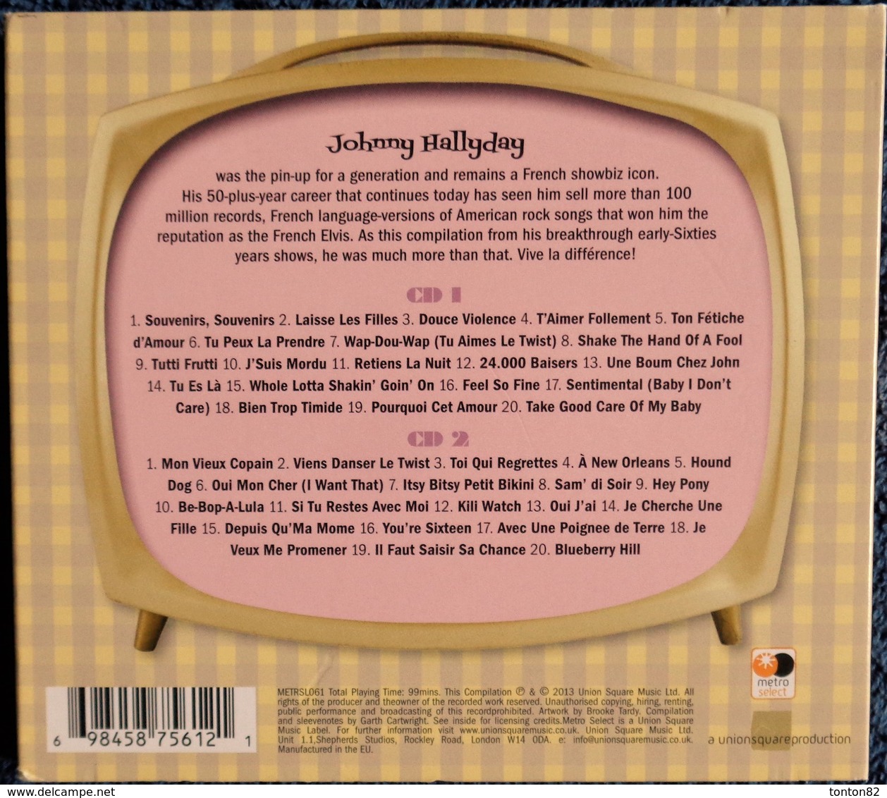 Johnny Hallyday - Coffret 2 CD - 40 Titres . - Compilations