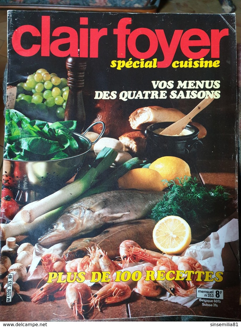 Clair Foyer 353 Vos Menus Des Quatre Saison - Cooking & Wines