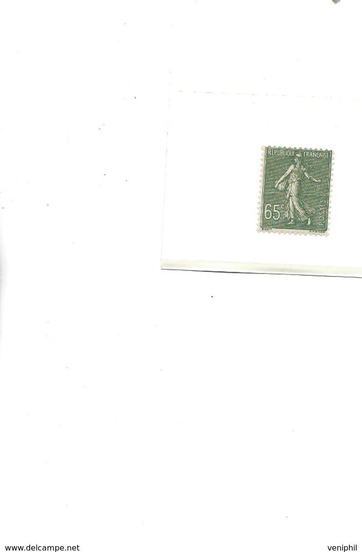 TIMBRE SEMEUSE LIGNEE N° 234 NEUF SANS CHARNIERE -ANNEE 1927-31 -COTE : 16 € - 1906-38 Sower - Cameo