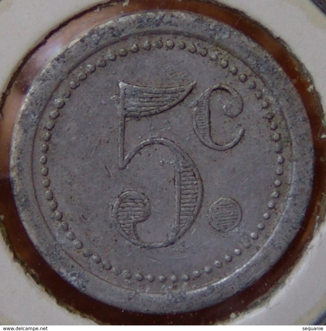GUISE (02) 5 Centimes 1921 Union Commerciale - Monétaires / De Nécessité