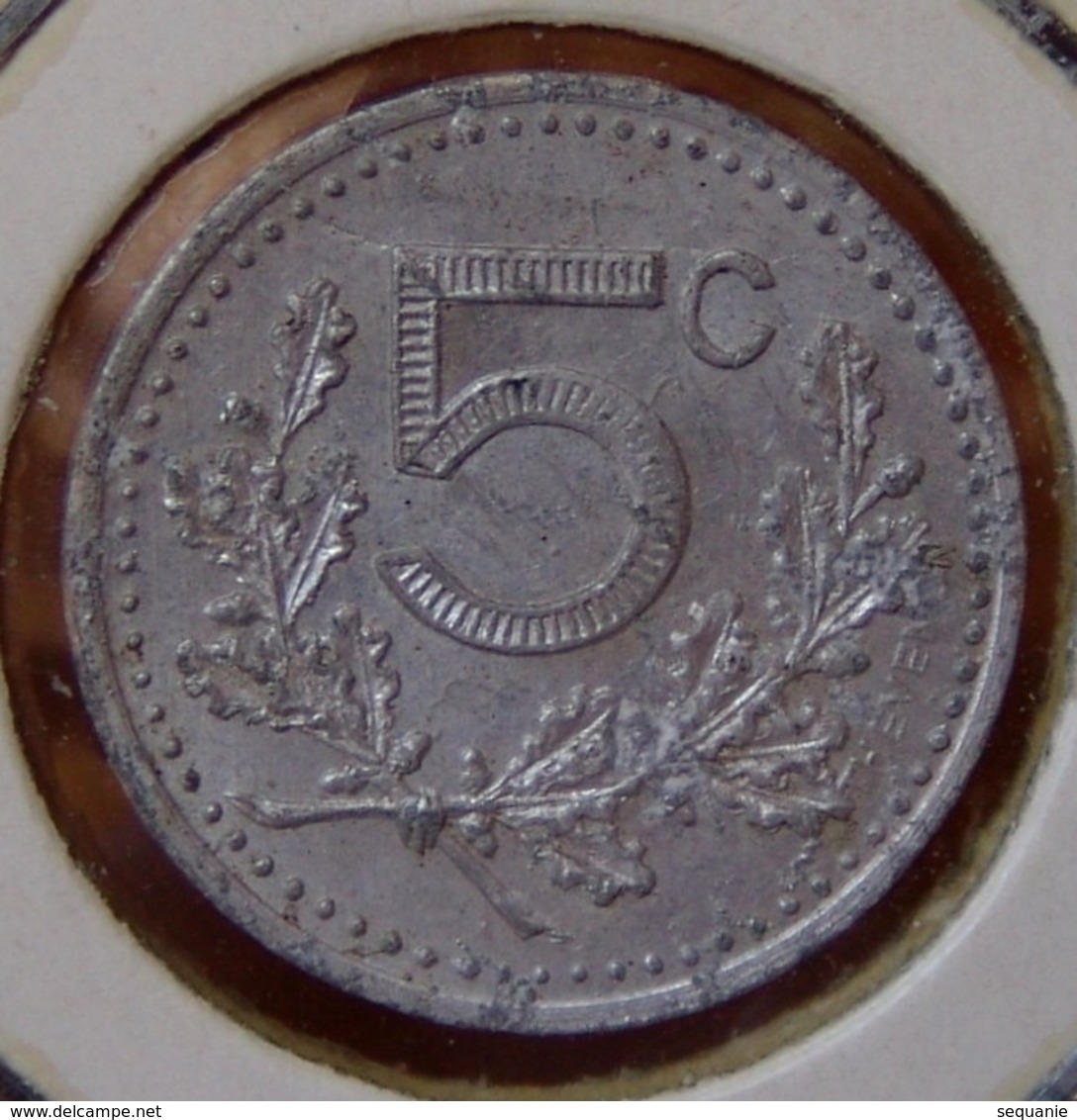 HIRSON  (02) 5 Centimes 1921 Union Commerciale D'Hirson - Monétaires / De Nécessité