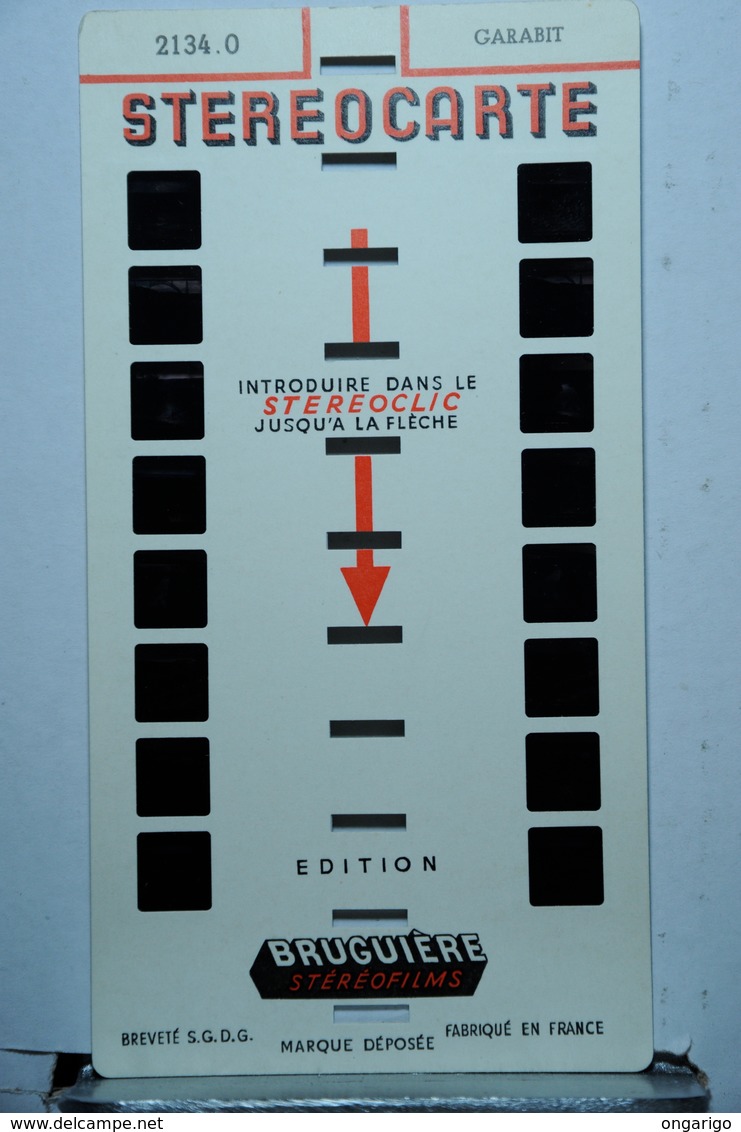 BRUGUIÈRE :  2134-0    GARABIT - Stereoscopi