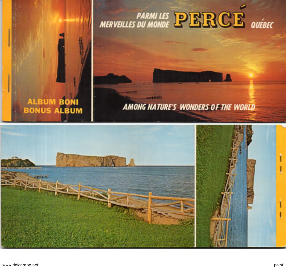 Carnet De 7 CP Et 7 Petits Formats  - Album Boni - PERCE (Divers 40) - Percé