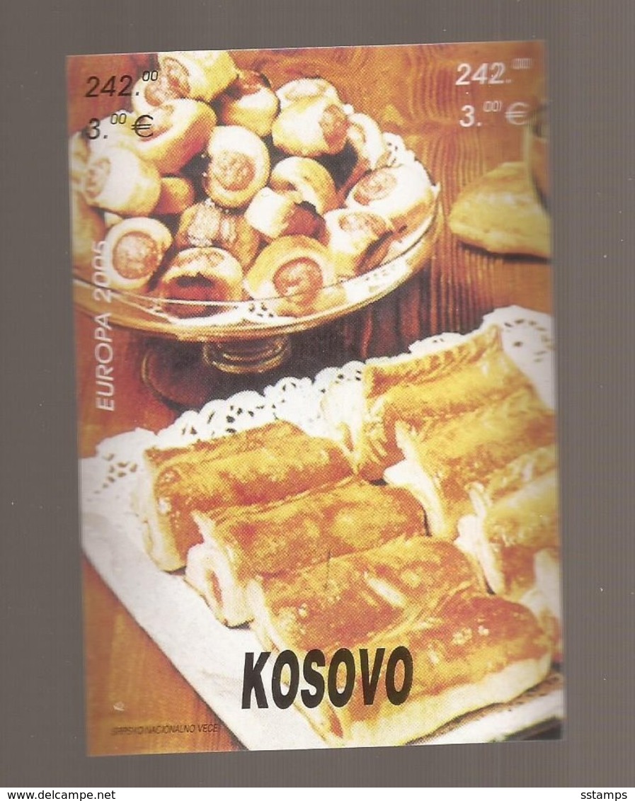 1-KOSSRB  2005  BF- 20 X  EUROPA CEPT KOSOVO SERBIEN PART SELTEN IM ANGEBOT  MNH - Food