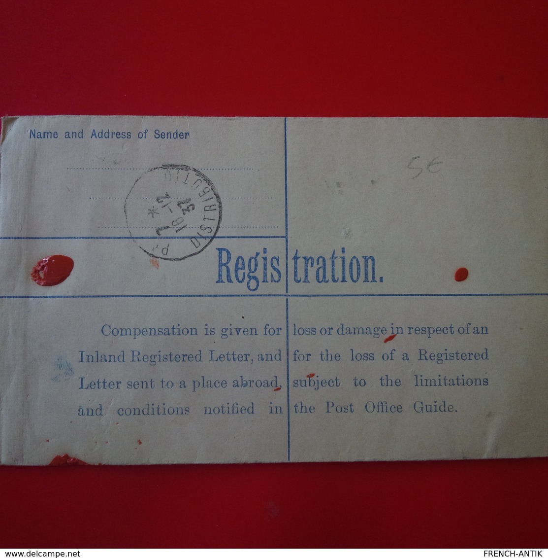 LETTRE LONDON RECOMMANDE REGISTRATION POUR PARIS 1937 - Covers & Documents