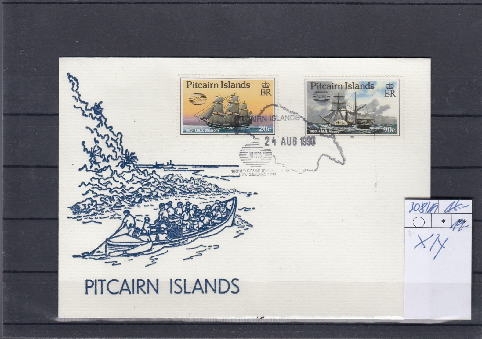 Pitcairn Inseln Michel Cat.No. FDC 308/319 X/Y - Pitcairn