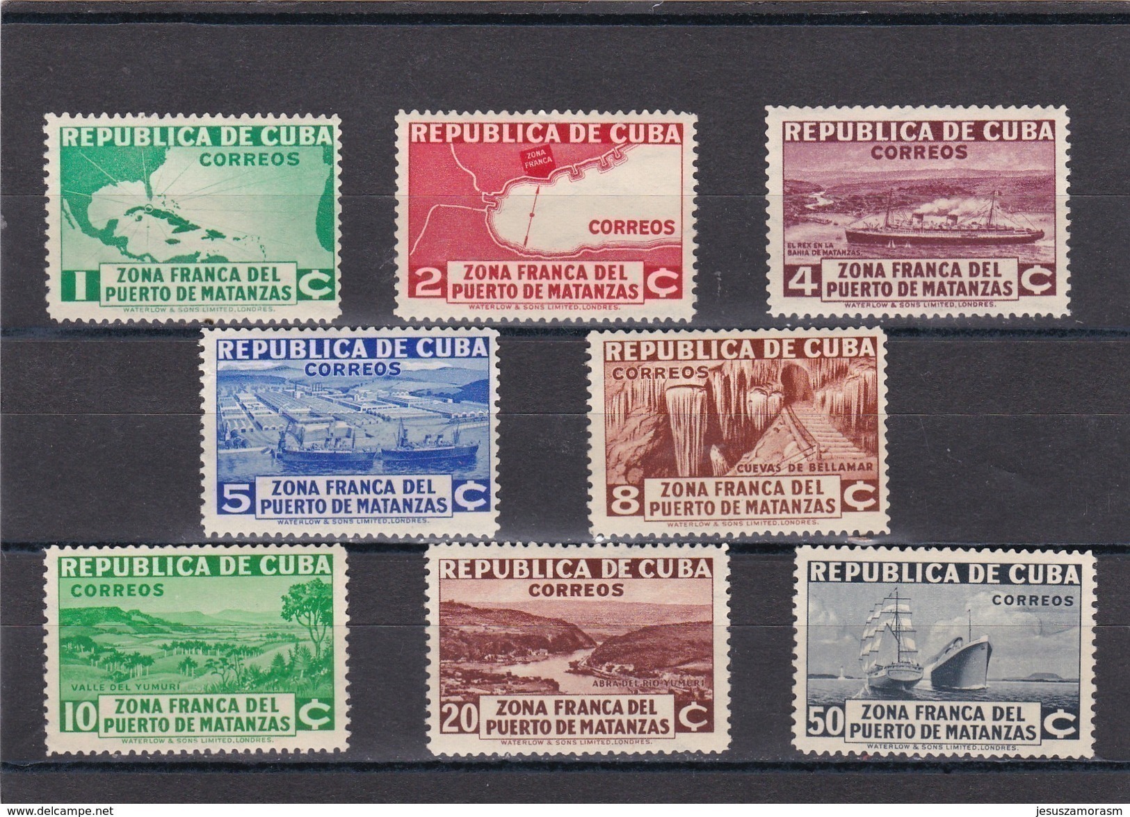 Cuba Nº 221 Al 228 - Unused Stamps