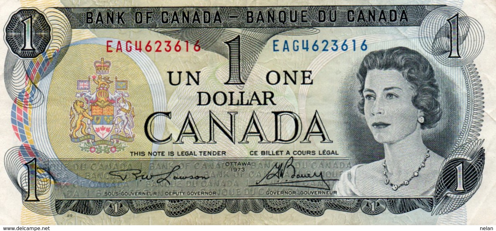 CANADA 1 DOLLAR 1973 P-85a.2  XF - Kanada