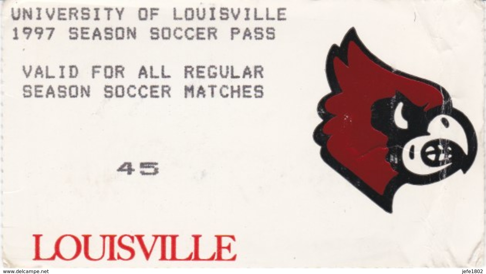 Tickets Hawaii 1977 - Louisville 1997 - 1996 Cardinal Station - 2000 Colombus Crew Stadium - Otros & Sin Clasificación